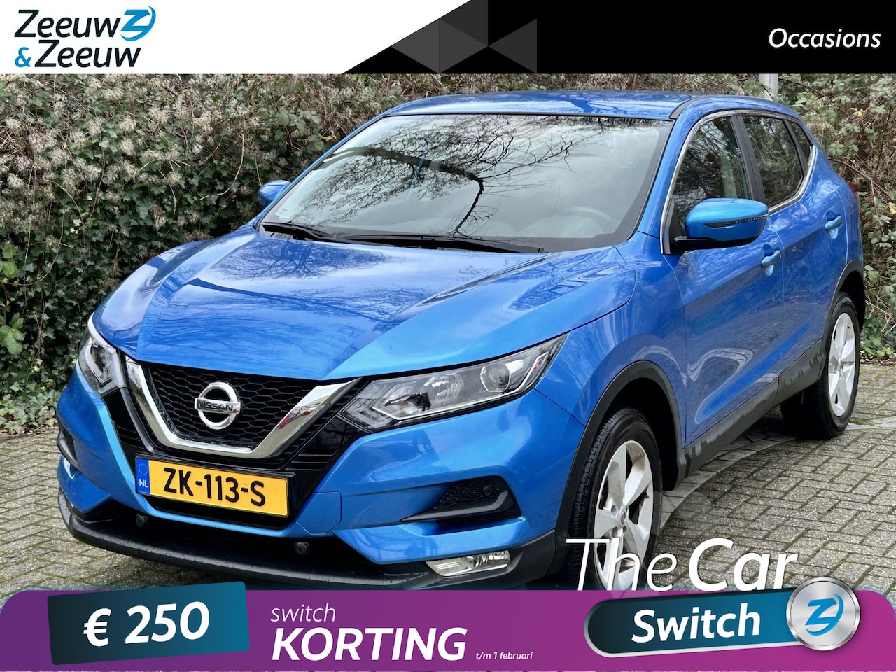 Nissan Qashqai - 1.3 DIG-T Acenta Zeer lage kilometerstand , Apple Carplay/Android Auto , climate , trekhaa - AutoWereld.nl