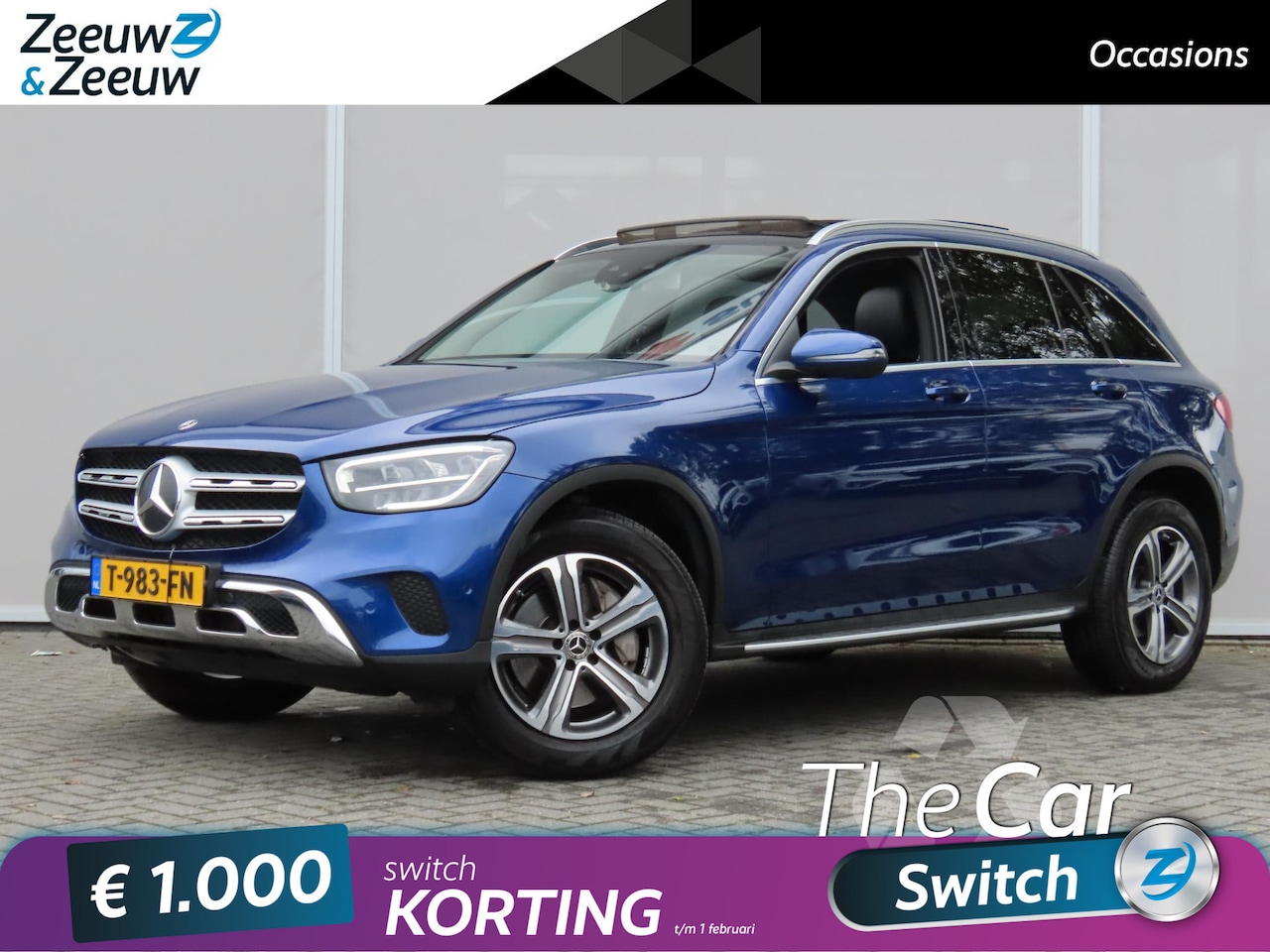 Mercedes-Benz GLC-klasse - 200 4MATIC Business Solution | Schuif/kanteldak | Camera | Navigatie | Leder | - AutoWereld.nl