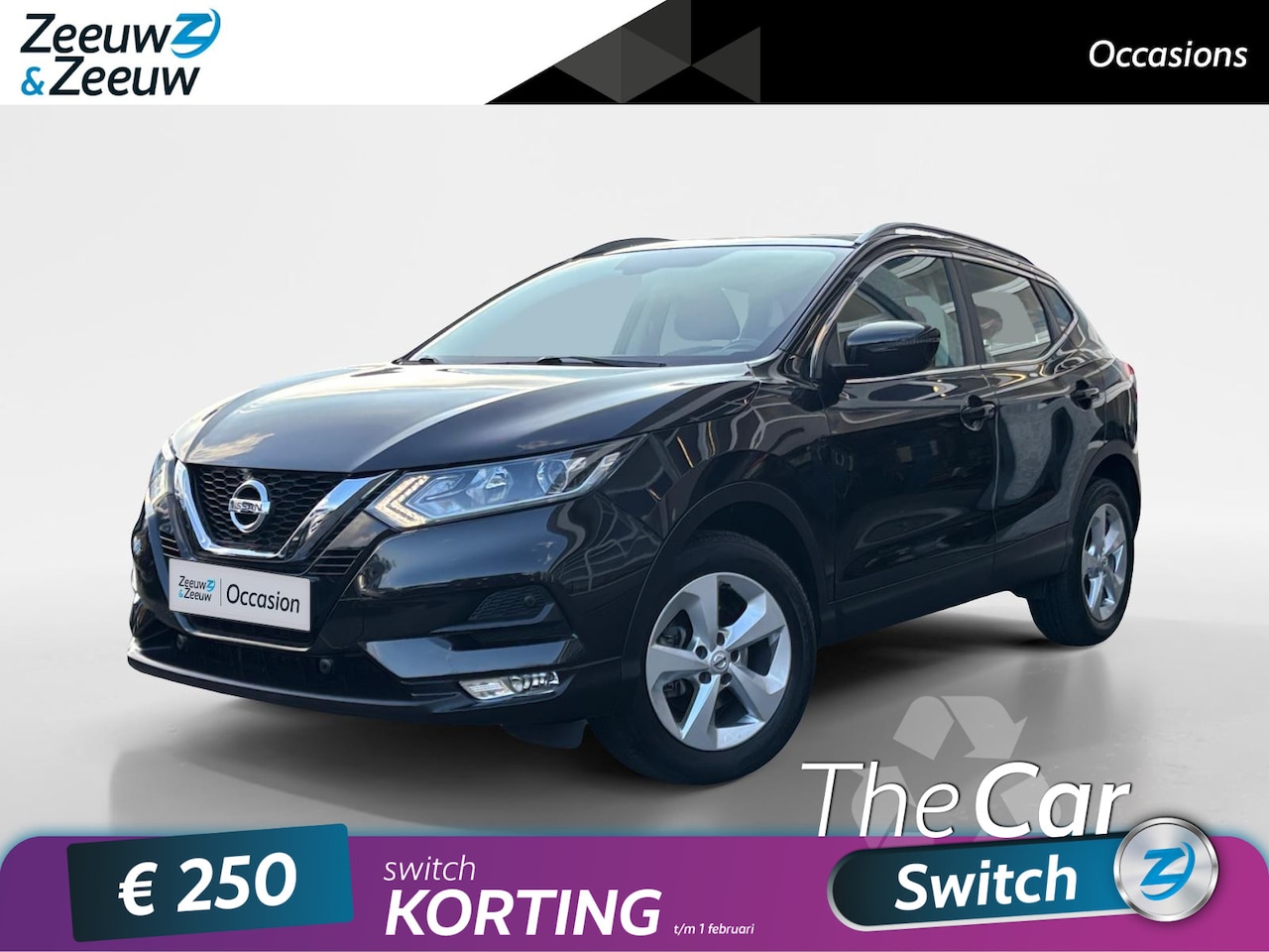 Nissan Qashqai - 1.3 DIG-T | Panoramadak | Climate Control | Trekhaak | - AutoWereld.nl