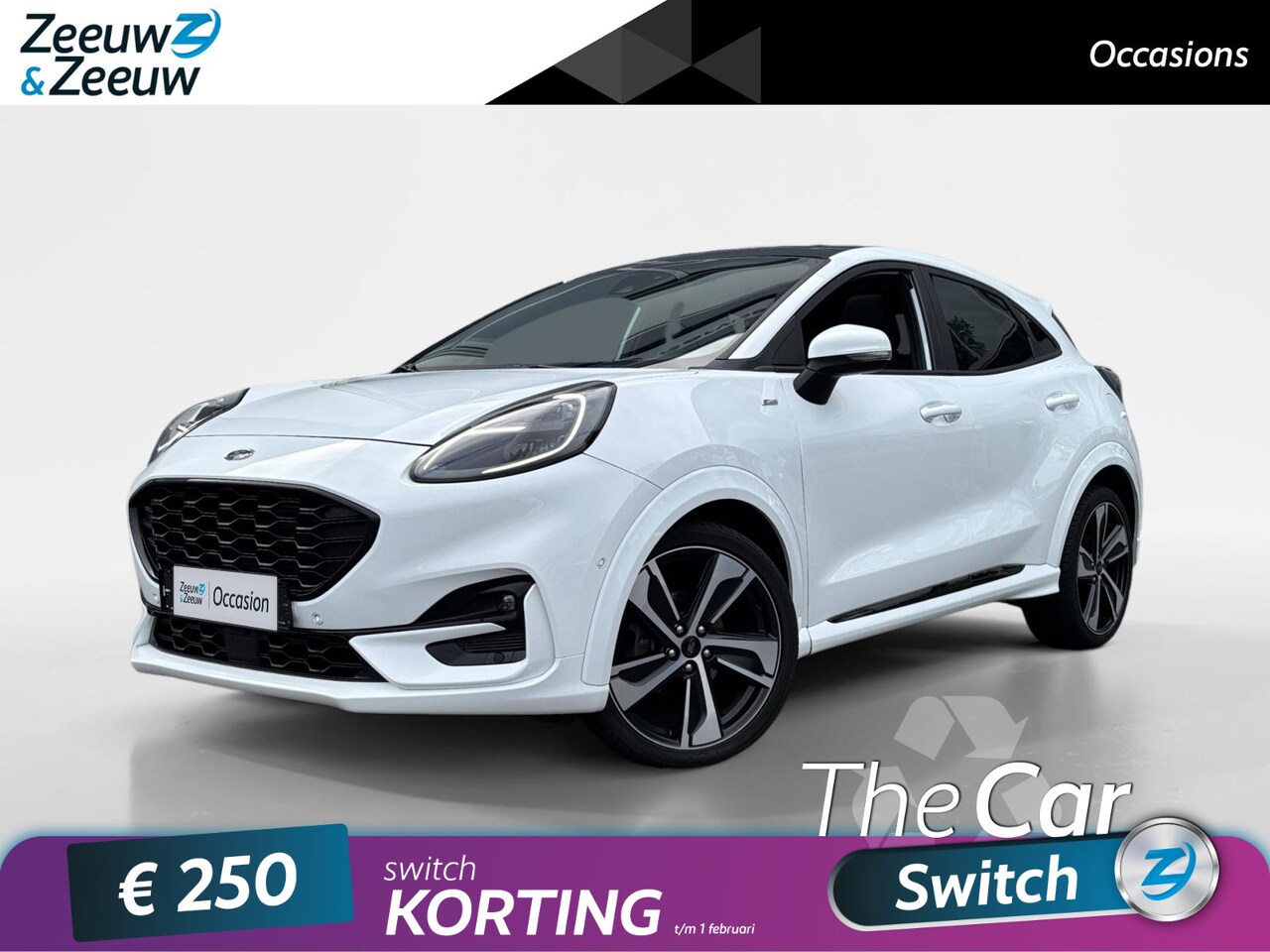 Ford Puma - 1.0 EcoBoost Hybrid ST-Line X | 19 inch | FULL LED | Schuif/kanteldak | Winter Pack | Driv - AutoWereld.nl