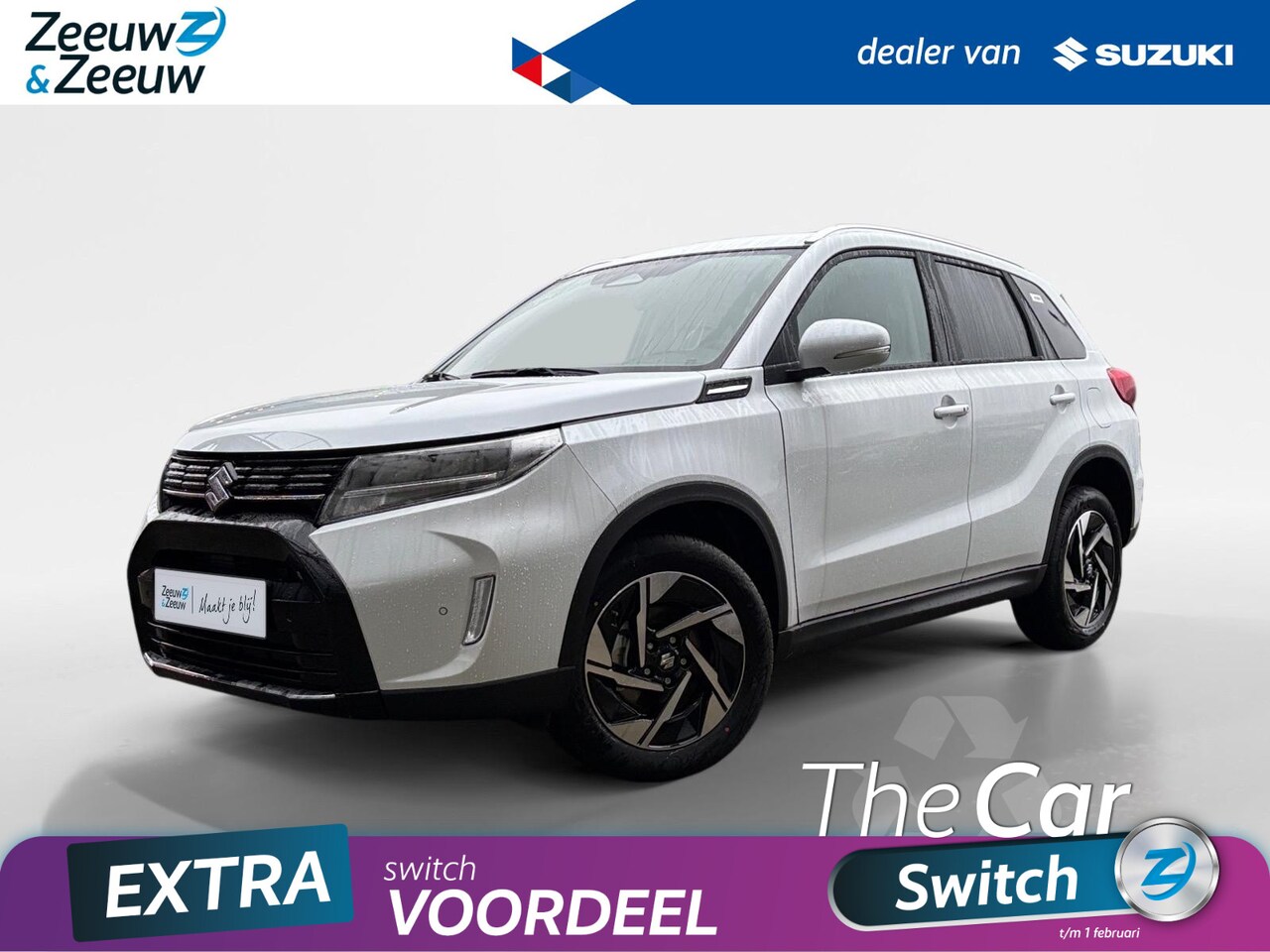 Suzuki Vitara - 1.5 Hybrid Style | Kenteken 2025 | Meerdere kleuren in bestelling* |  6 jaar garantie | - AutoWereld.nl