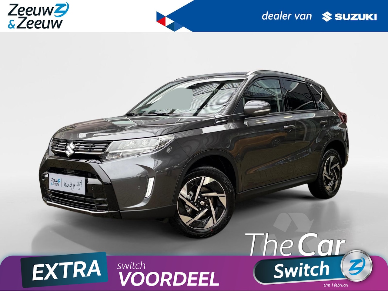 Suzuki Vitara - 1.5 Hybrid Style | Kenteken 2025 | Meerdere kleuren in bestelling* |  6 jaar garantie | - AutoWereld.nl