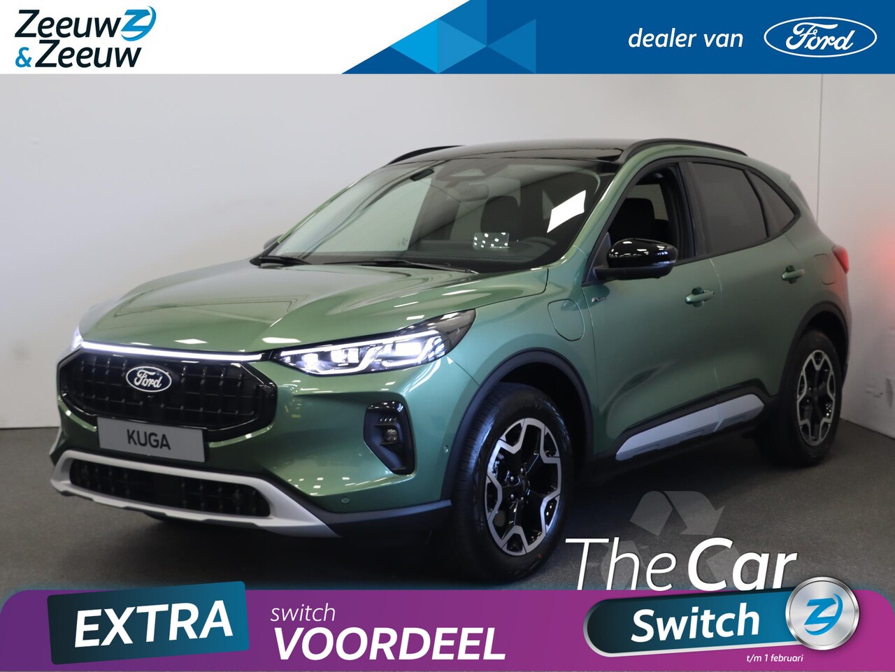 Ford Kuga - 2.5 PHEV Active X | NIEUW | Op Voorraad | €4000 KORTING | AGR Stoelen | Adaptieve Cruise C - AutoWereld.nl