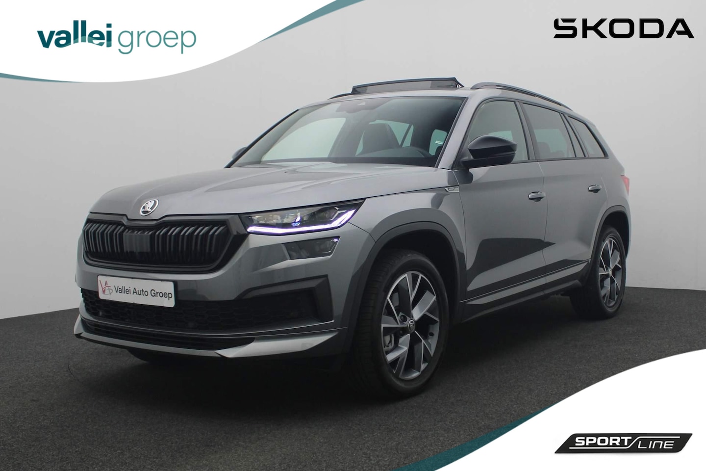 Skoda Kodiaq - 7 pers. 1.5 TSI 150PK DSG Sportline Business | Pano | Trekhaak | Matrix LED | Camera | 19 - AutoWereld.nl