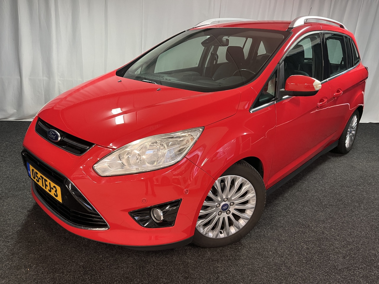 Ford Grand C-Max - 1.6 EcoBoost Lease Titanium ECC/CAMERA/TREKHAAK/CRUISE - AutoWereld.nl