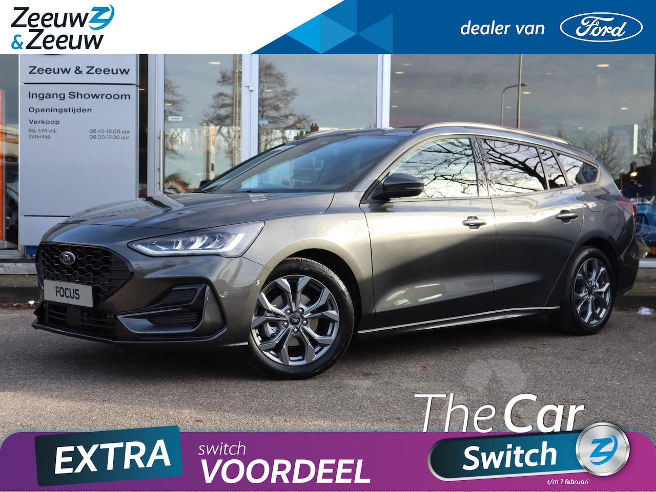 Ford Focus Wagon - 1.0 EcoBoost Hybrid ST Line | €2.500,- Ford Voordeel | Private lease v.a. 469,- |17" Licht - AutoWereld.nl