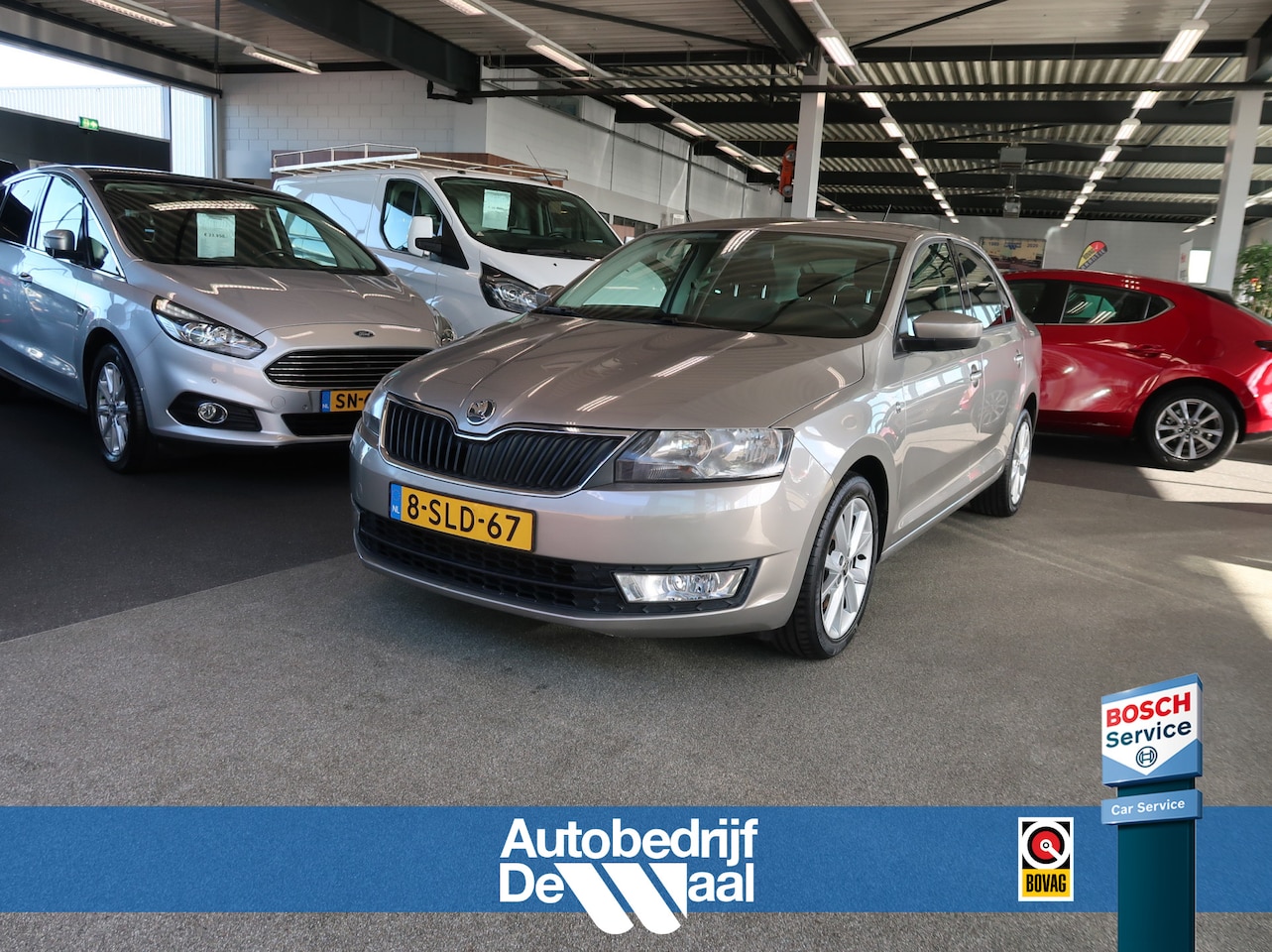 Skoda Rapid - 1.2 TSi 105pk Elegance Bnsline 5-drs. NAVI/CLIMA/CRUISE/PDC/STOELVERWARMING - AutoWereld.nl