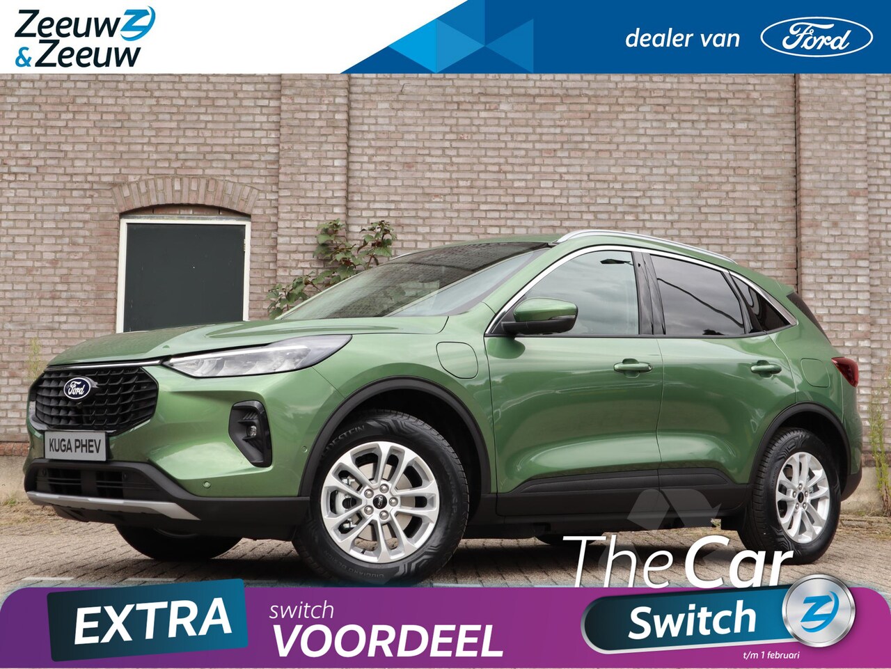 Ford Kuga - 2.5 PHEV Titanium | Winterpack | Driver assistancepack | 17" lichtmetaal | 360Camera | Led - AutoWereld.nl