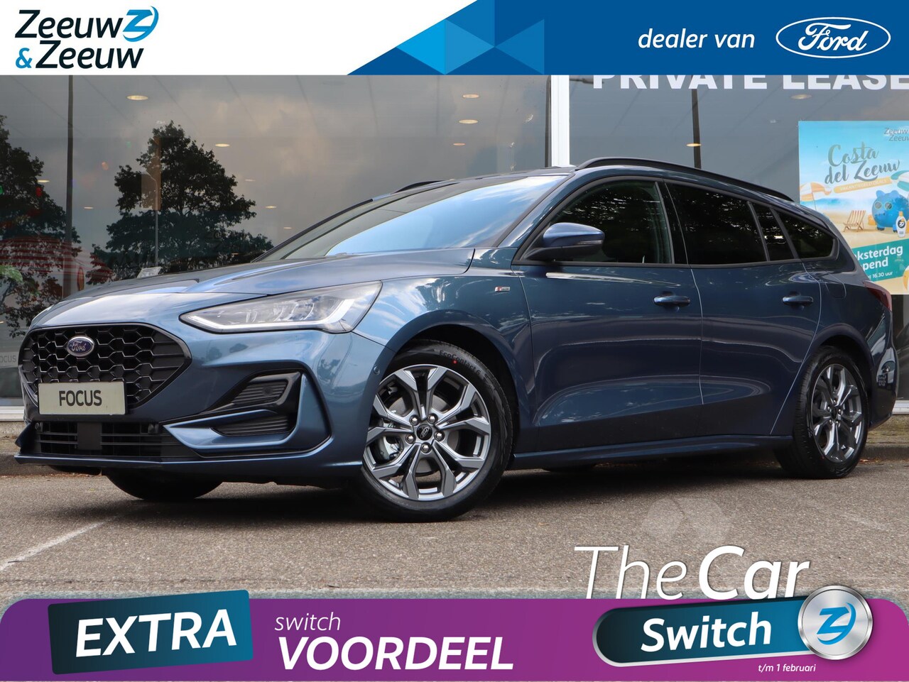 Ford Focus Wagon - 1.0 EcoBoost Hybrid ST Line | Winterpack | Driver assistancepack | Adaptive Cruisecontrol - AutoWereld.nl