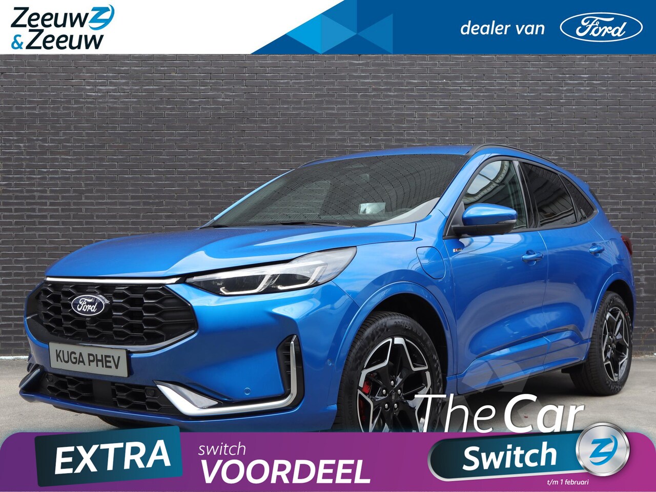 Ford Kuga - 2.5 PHEV ST-Line X 243pk | €4.000.- actiekorting | Nieuw te bestellen | Adaptieve cruise c - AutoWereld.nl