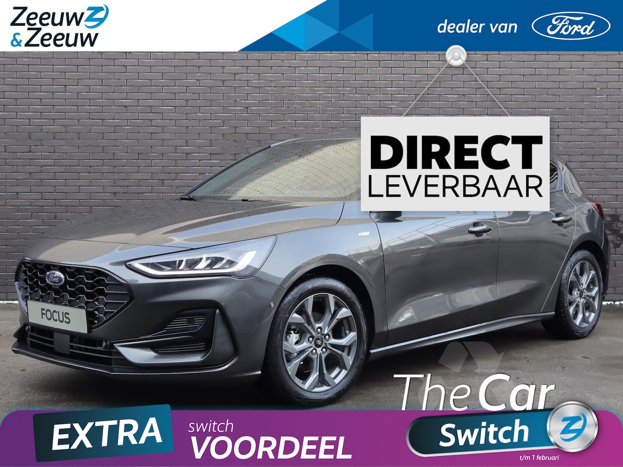 Ford Focus - 1.0 EcoBoost Hybrid ST Line 125pk | Demo| Stoel- stuur en voorruitverwarming | Parking pac - AutoWereld.nl