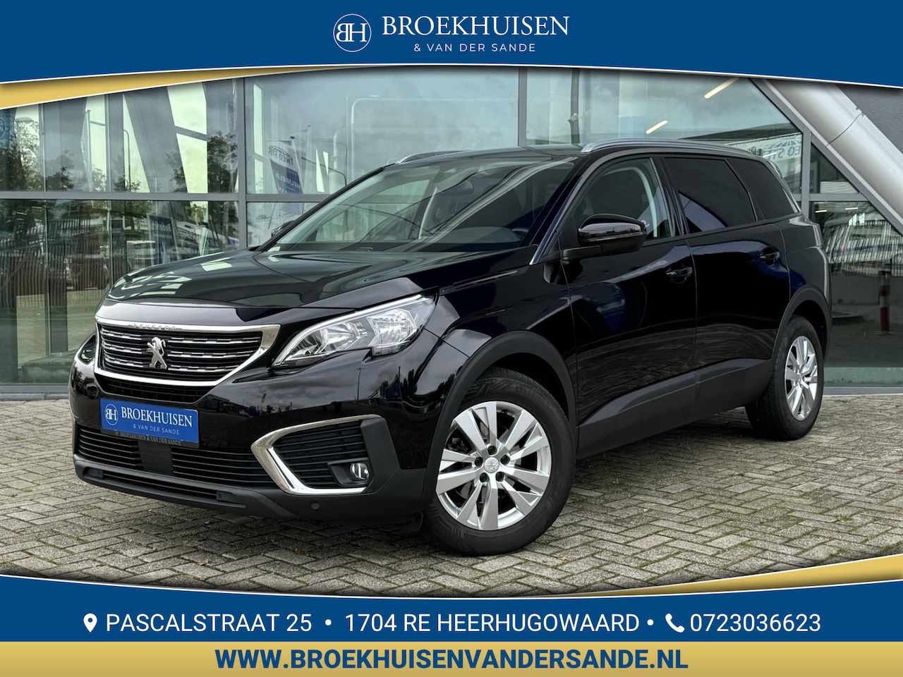 Peugeot 5008 - 1.2 PureTech Allure 7 Persoons 131pk Automaat / Camera / Navigatie - AutoWereld.nl