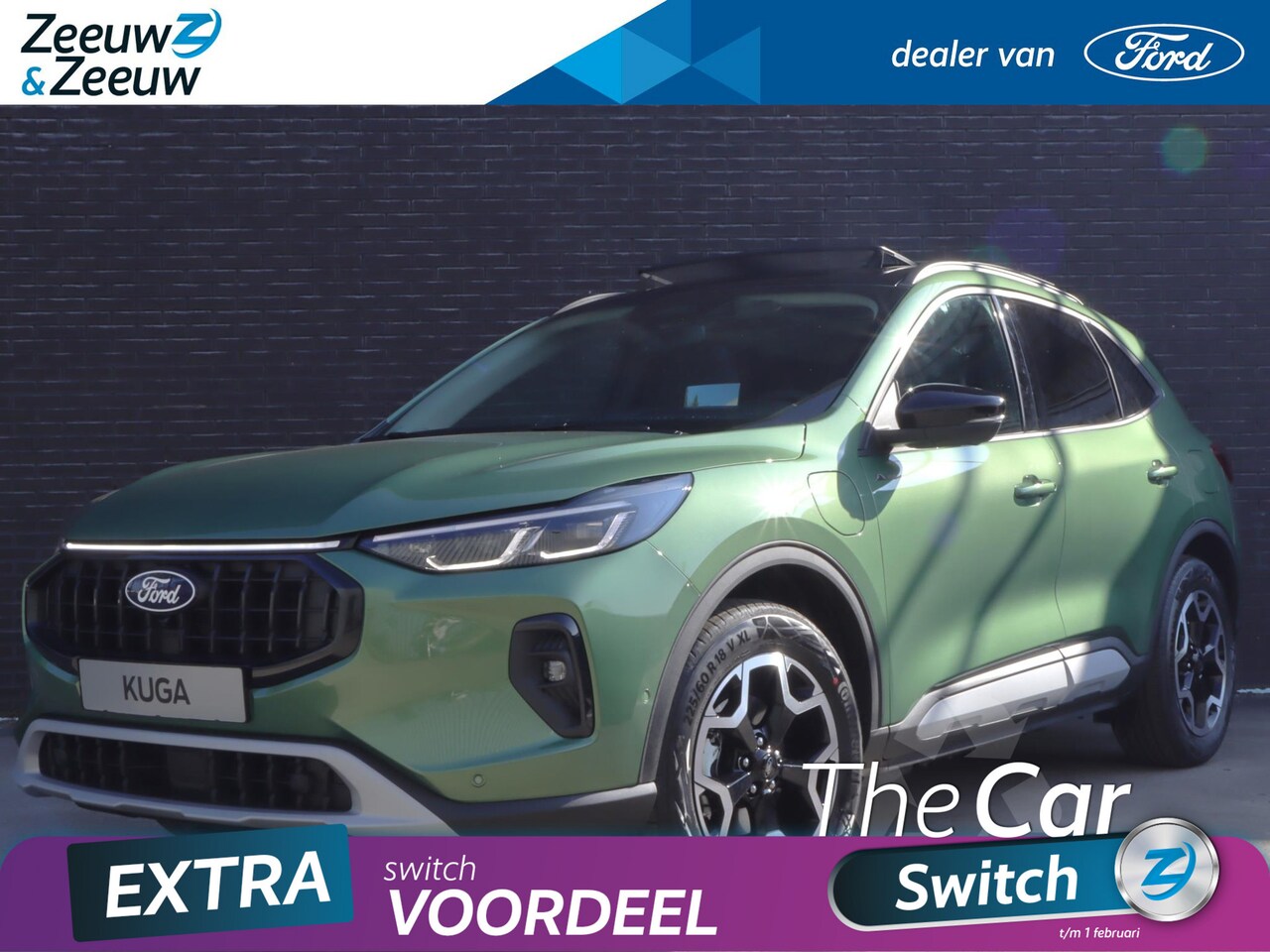 Ford Kuga - 2.5 PHEV Active X 243pk | €4.000.- actiekorting | Nieuw te bestellen - AutoWereld.nl