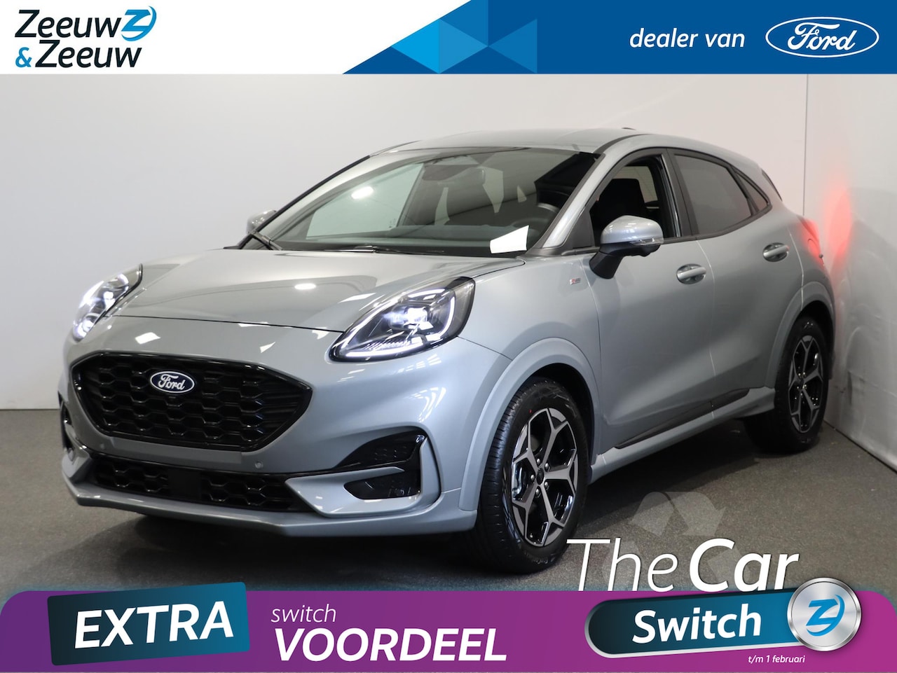 Ford Puma - 1.0 EcoBoost Hybrid ST-Line | NIEUW | FACELIFT 2024 | Adaptieve Cruise Control | 360 camer - AutoWereld.nl