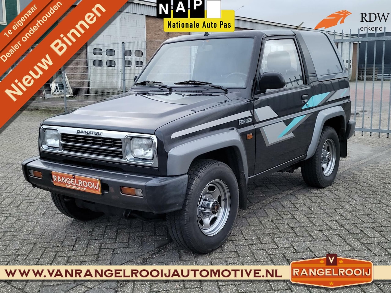 Daihatsu Feroza - 1.6 DX Cabrio 1.6 DX Cabrio, 1e eig., dealer oh., el. pakket - AutoWereld.nl