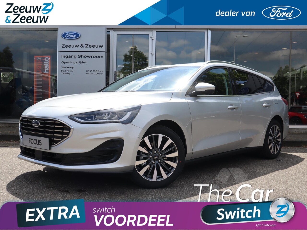 Ford Focus Wagon - 1.0 EcoBoost Hybrid Titanium X | €2.500,- Ford Voordeel | Private lease v.a. 469,- |Winter - AutoWereld.nl