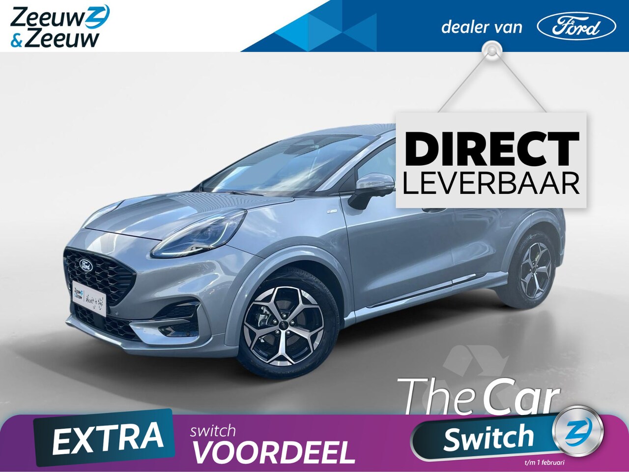 Ford Puma - 1.0 EcoBoost Hybrid ST-Line | VOORRAAD! | €4000,- + €600,- korting | Winterpack | Driver A - AutoWereld.nl