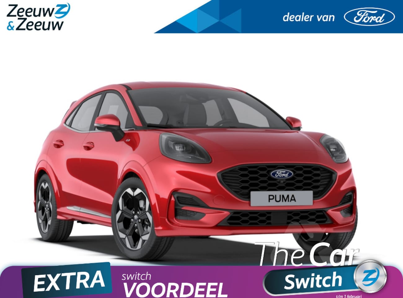 Ford Puma - 1.0 EcoBoost Hybrid ST-Line X 125pk | €4.000.- korting | Nieuw te bestellen - AutoWereld.nl