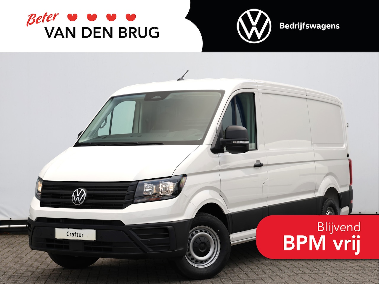 Volkswagen Crafter - 30 2.0 TDI 140pk L3H2 Trendline | Nieuw model | Airco | 2 Stoelen | Navigatie | Cruise con - AutoWereld.nl