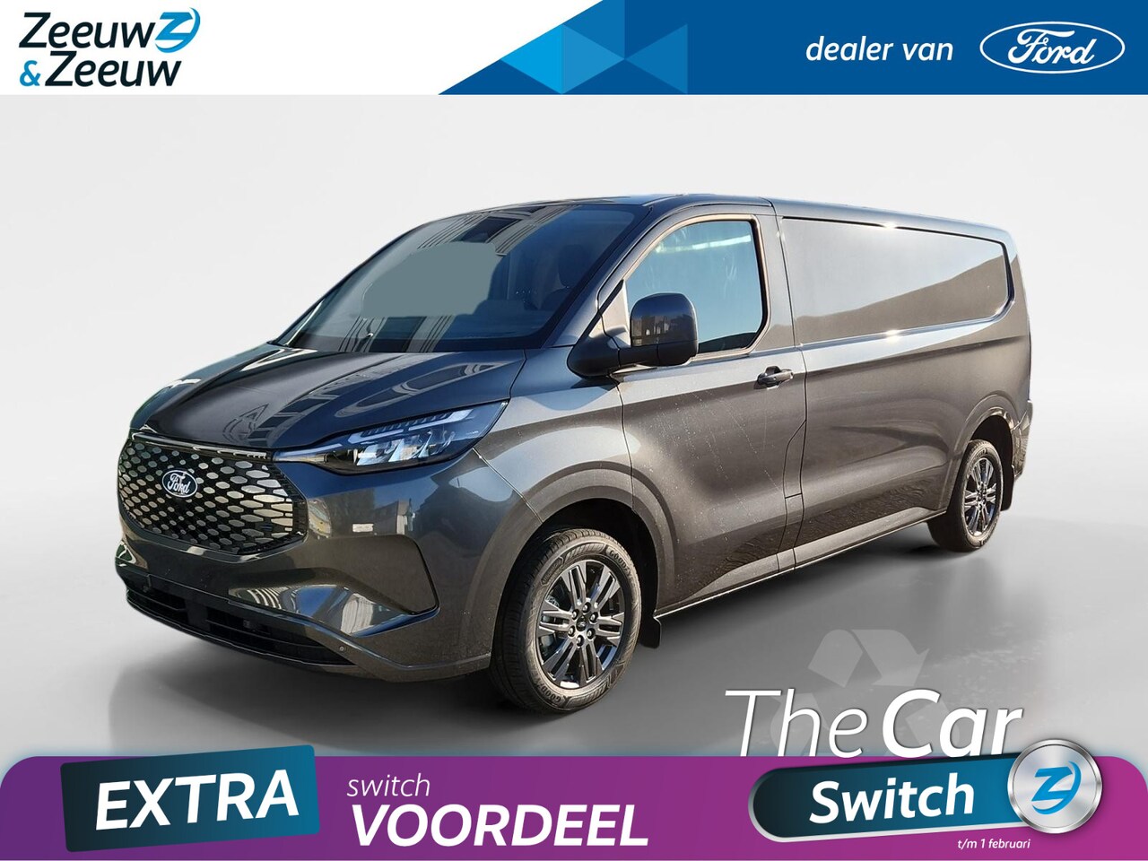 Ford Transit Custom - E-Transit 340 L2H1 Limited 65 kWh | NIEUW | TE BESTELLEN | SEBA 2024 | 380 KM WLTP | - AutoWereld.nl