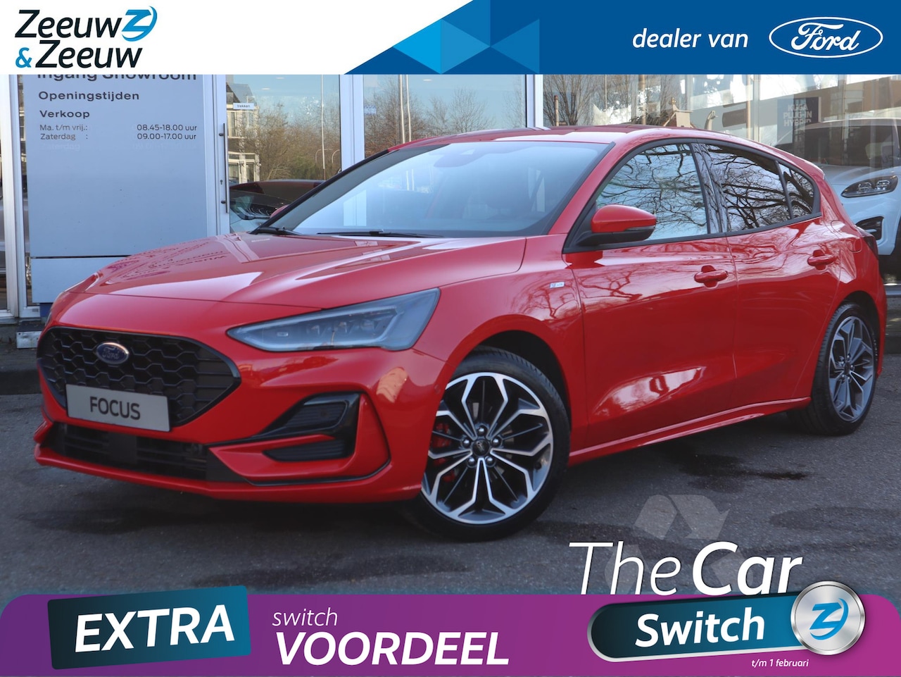 Ford Focus - 1.0 EcoBoost Hybrid ST Line X 155PK Automaat | €2.500,- Ford Voordeel | Te bestellen auto - AutoWereld.nl