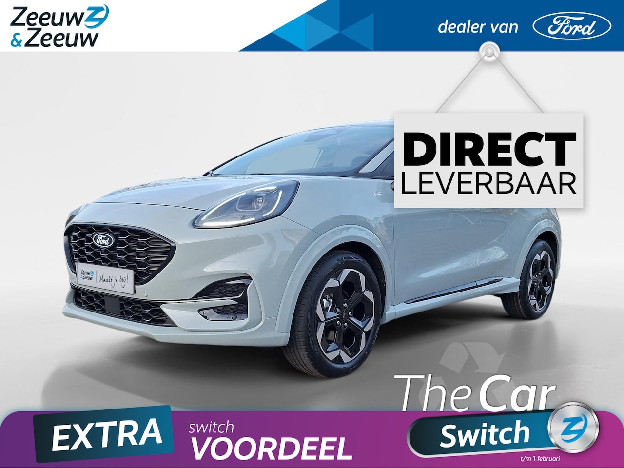 Ford Puma - 1.0 EcoBoost Hybrid ST-Line X | Winterpack | Driver assistancepack | 360Camera | Adaptive - AutoWereld.nl