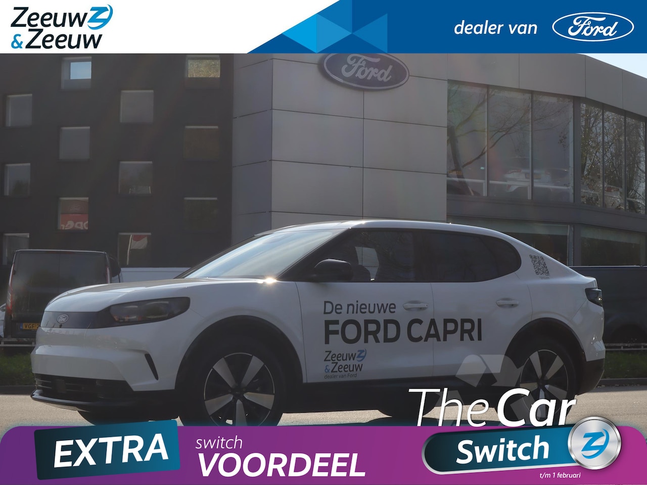 Ford Capri - Ext Range RWD 77 kWh 286pk | Proefrit mogelijk | Nieuw te bestellen - AutoWereld.nl