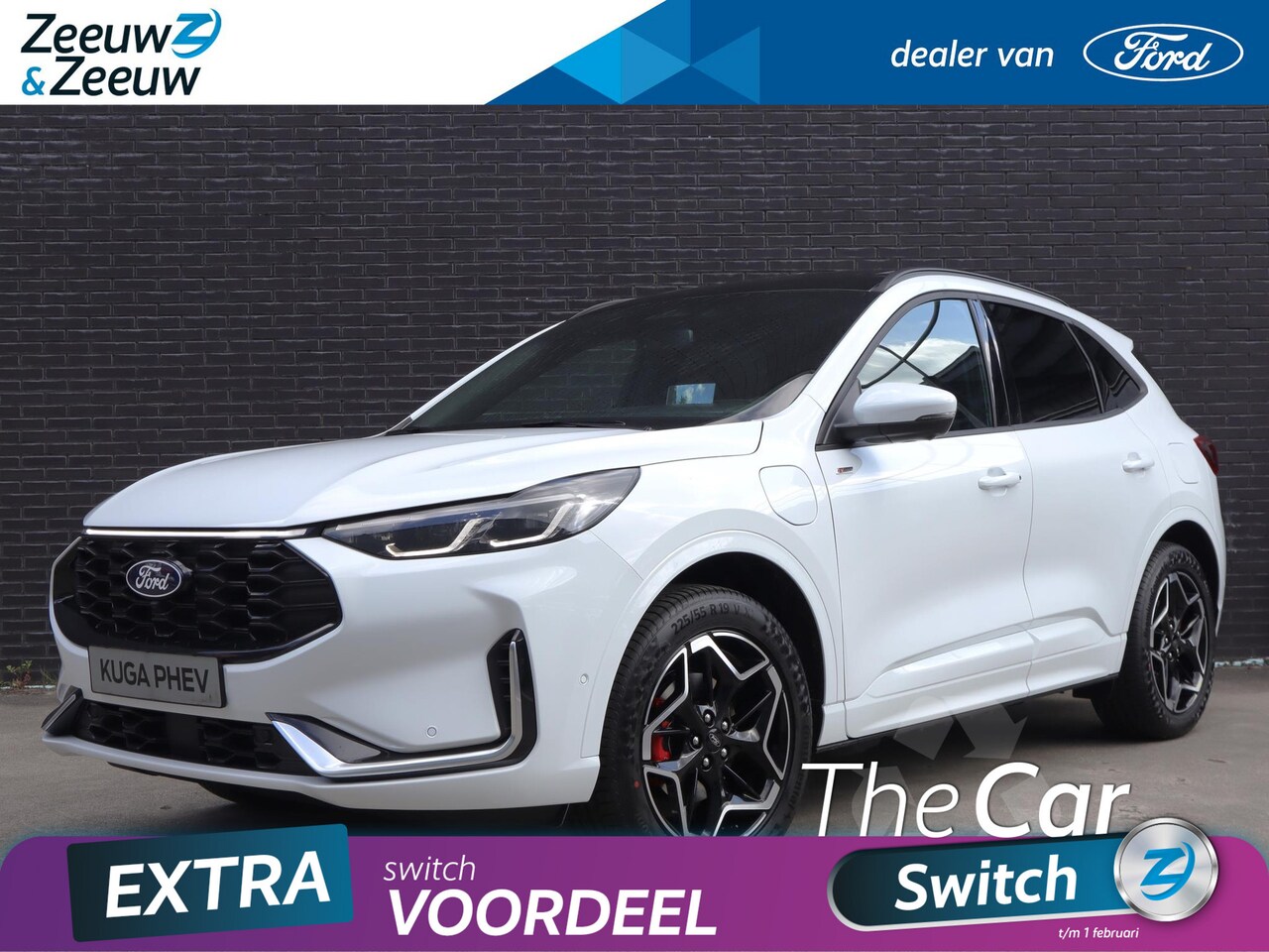 Ford Kuga - 2.5 PHEV ST-Line X 243pk | €4.000.- actiekorting | Nieuw te bestellen | Adaptieve cruise c - AutoWereld.nl