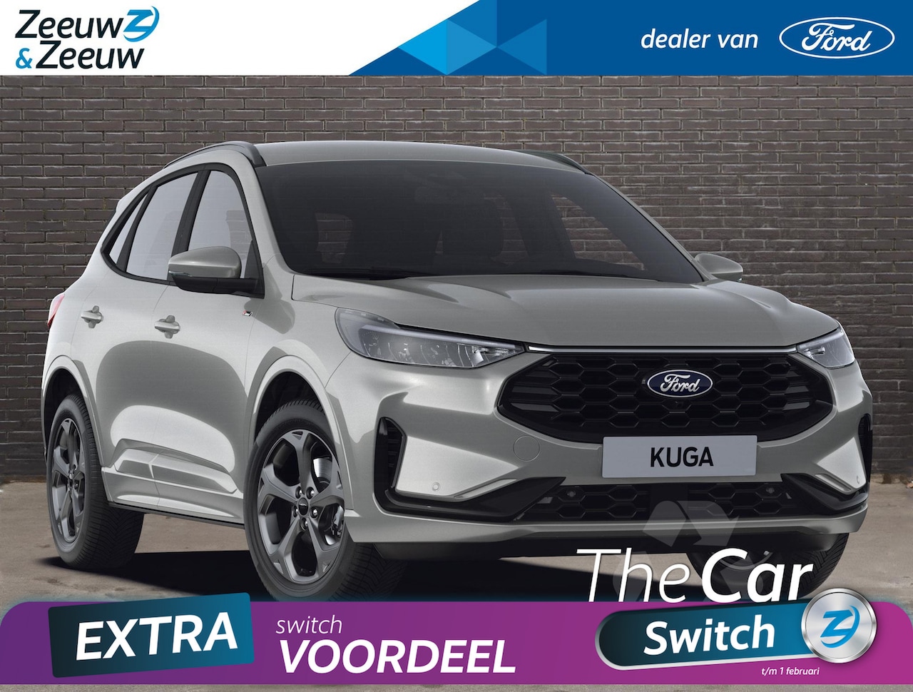 Ford Kuga - 2.5 PHEV ST-Line 243pk | €4.000.- korting | Nieuw te bestellen | 18inch lichtmetalen velge - AutoWereld.nl