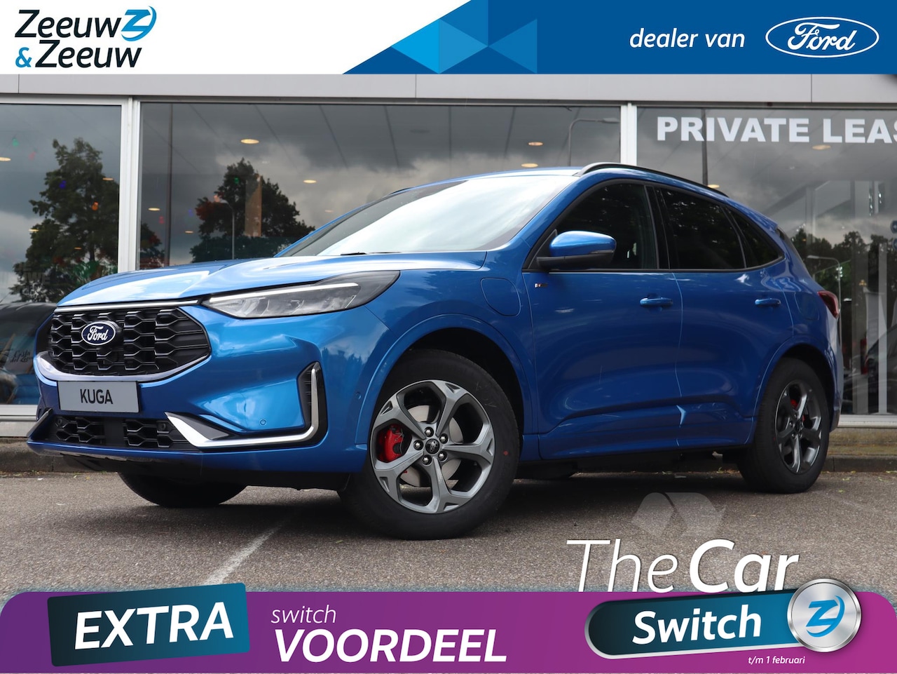 Ford Kuga - 2.5 PHEV ST-Line X | 2100KG Trekgewicht | Winterpack | Trekhaak | Led verlichting | Adapti - AutoWereld.nl