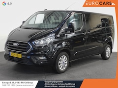 Ford Transit Custom - 300 2.0 TDCI L2H1 Limited Dubbele cabine Automaat Navigatie Airco 2 Schuifdeuren Trekhaak