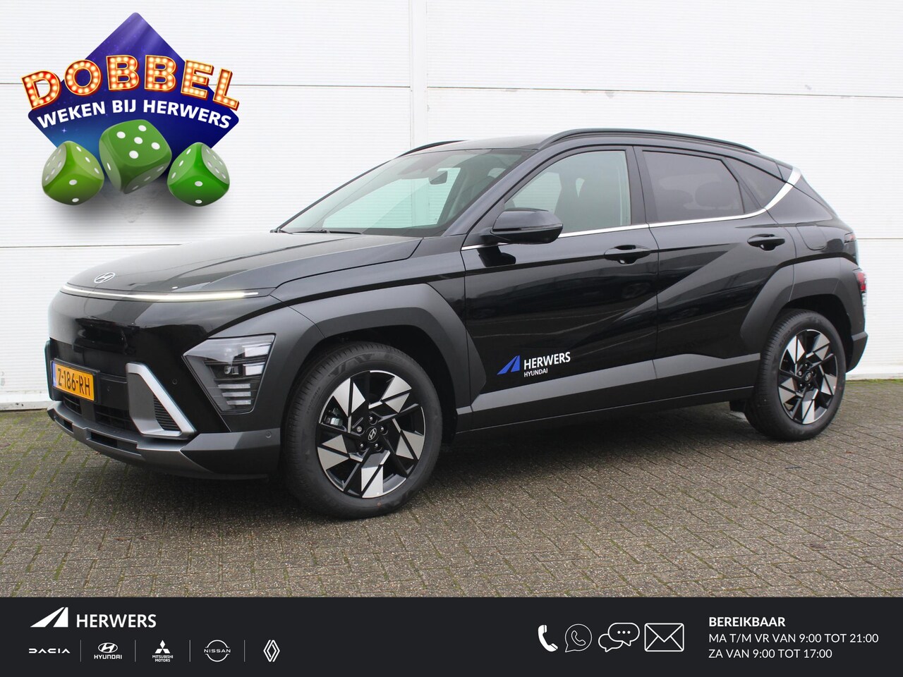 Hyundai Kona - 1.6 GDI HEV Premium / €2250,- Voordeel / €39540,- Rijklaar / Direct Leverbaar! / Navigatie - AutoWereld.nl