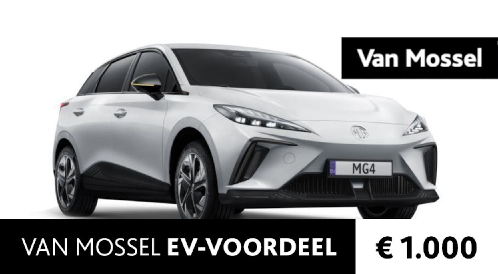 MG 4 - Standard 51 kWh / Dover White  ACTIE € 5000,= voorraadkorting ( Particulier € 2.950,= subs - AutoWereld.nl