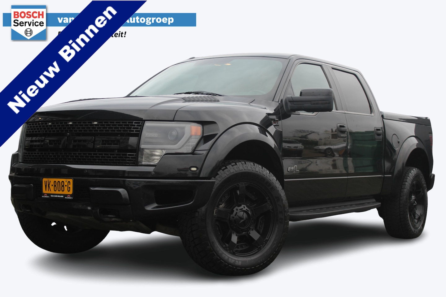 Ford F150 - SVT RAPTOR 6.2 V8 LPG 417PK | 4X4 | Trekhaak 3500kg | Camera | Navigatie | Stoelverwarming - AutoWereld.nl