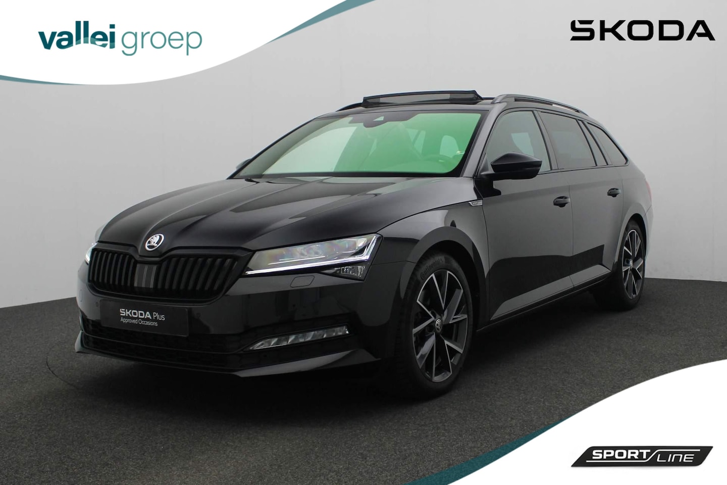 Skoda Superb Combi - 1.5 TSI 150PK DSG ACT Sportline Business | Pano | Matrix LED | Navi Columbus | Leder/alcan - AutoWereld.nl