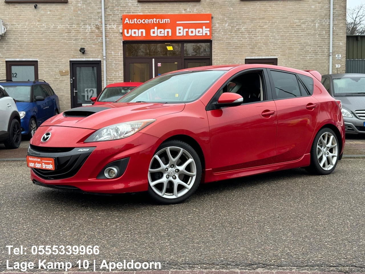 Mazda 3 - 2.3 DiSi Turbo MPS 260Pk Navi Leder Climate Cruise Ctr Stoelverwarming PDC Apk - AutoWereld.nl