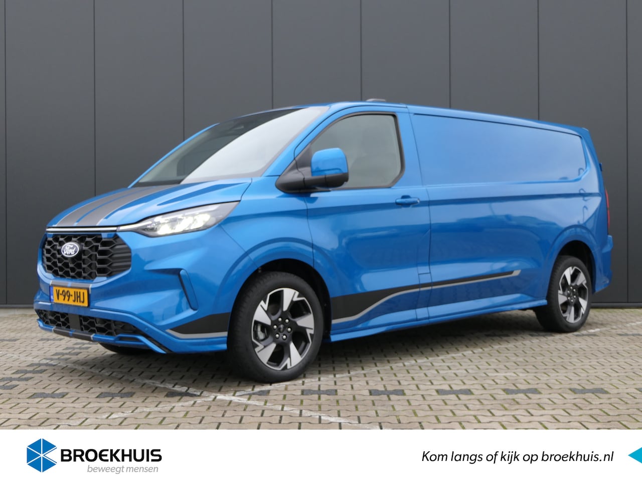 Ford Transit Custom - 300 2.0 TDCI 170pk Automaat L2H1 Sport | B&O | Wegklapbare Trekhaak | Elektrische Stoel | - AutoWereld.nl