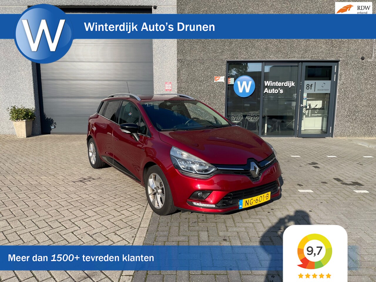 Renault Clio Estate - 0.9 TCe Limited Airco, Navigatie, Cruise - AutoWereld.nl