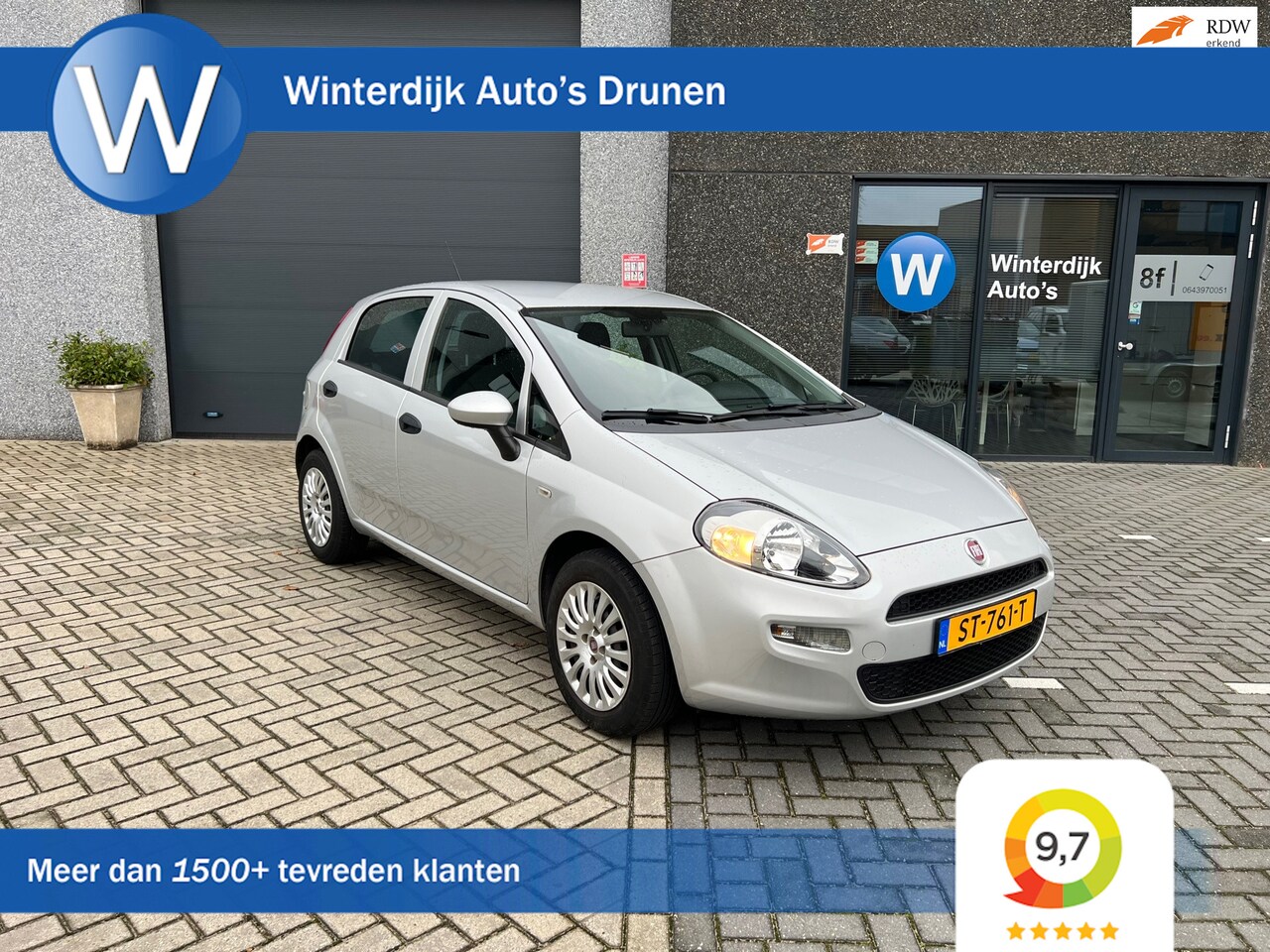 Fiat Punto Evo - 1.2 Street Airco! 5Drs! Elek.ramen! NieuwApk! - AutoWereld.nl