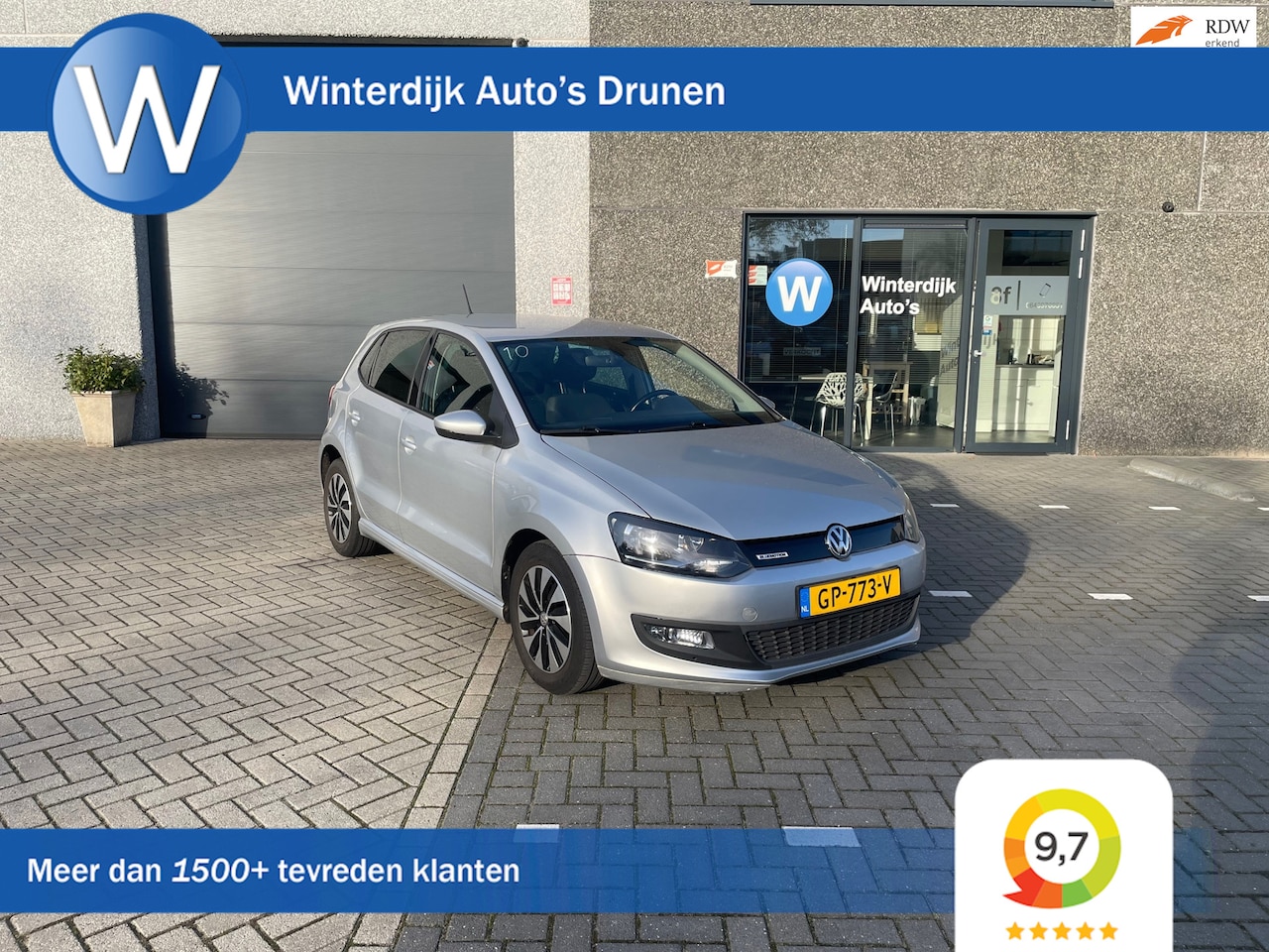 Volkswagen Polo - 1.0 BlueMotion Edition Airco! 5Drs! Cruise! Groot scherm! - AutoWereld.nl