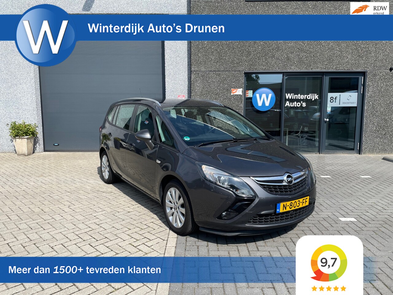 Opel Zafira Tourer - 1.4 Cosmo 7P! Clima! Cruise! Trekhaak! - AutoWereld.nl