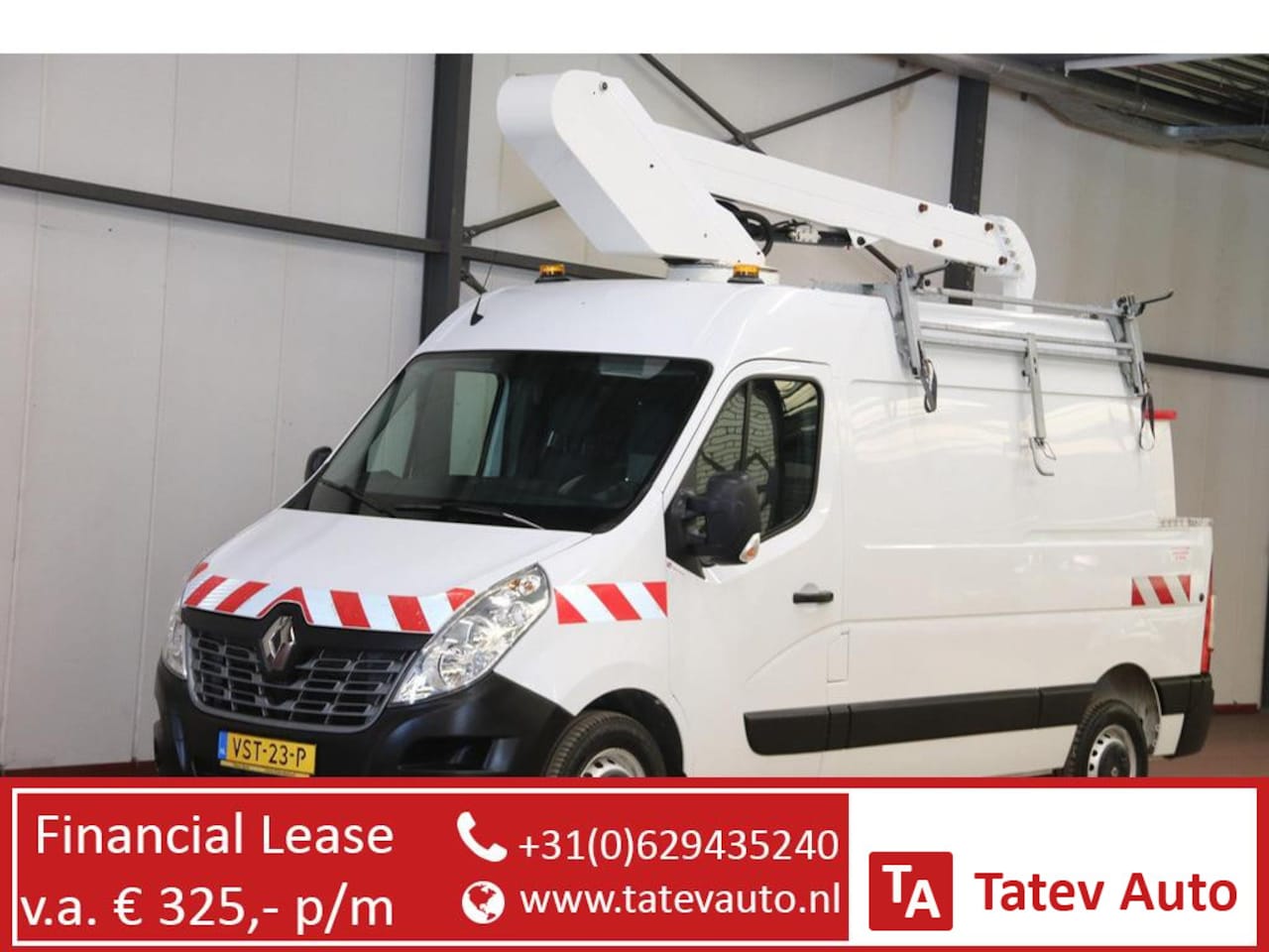 Renault Master - AUTOHOOGWERKER 12 METER NACELLE FRANCE ELEVATEUR 12M - AutoWereld.nl