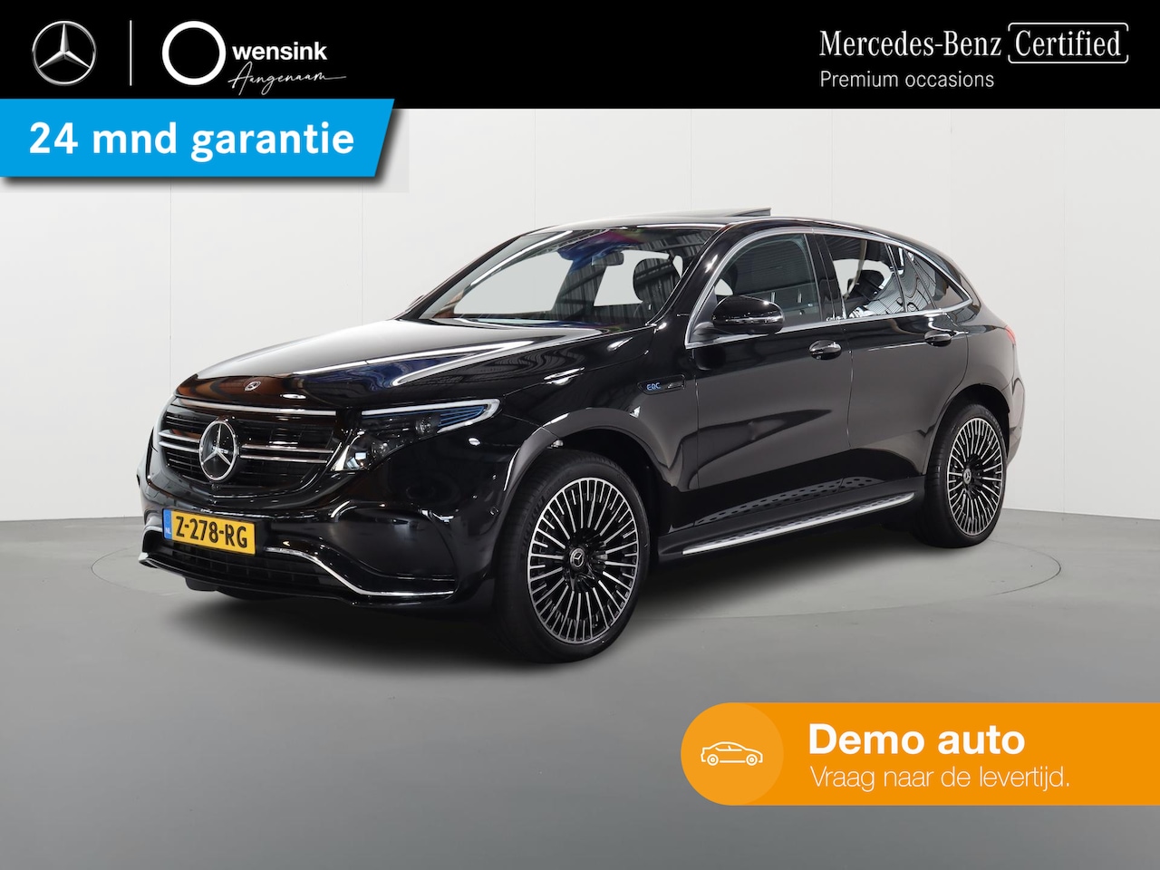 Mercedes-Benz EQC - 400 4MATIC AMG Line Premium Plus 80 kWh | Schuifdak | 360 camera | Adaptive cruise control - AutoWereld.nl