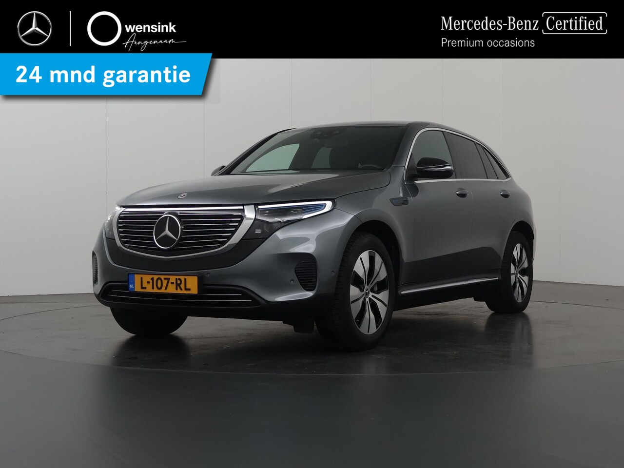 Mercedes-Benz EQC - 400 4MATIC Premium Plus 80 kWh | Schuif/kanteldak | Rijassistentie | Trekhaak | Sfeerverli - AutoWereld.nl