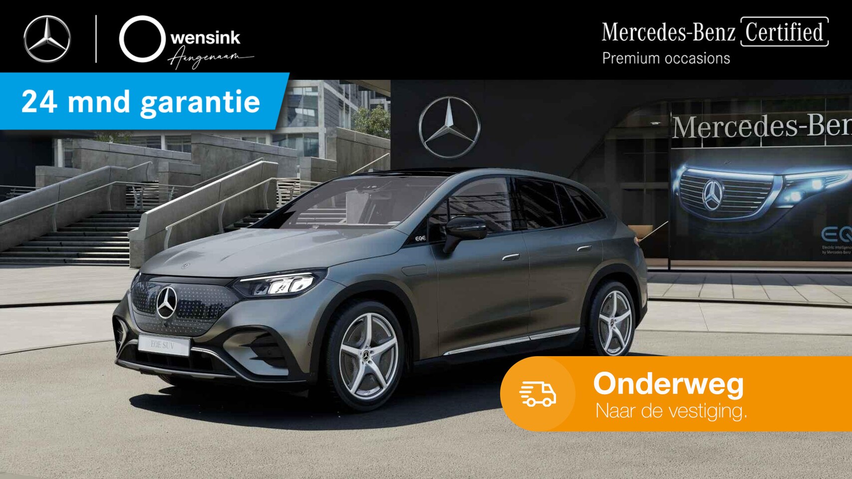 Mercedes-Benz EQE SUV - 350 4Matic AMG Line 91 kWh | AMG | Panoramadak | Trekhaak | Leder | - AutoWereld.nl