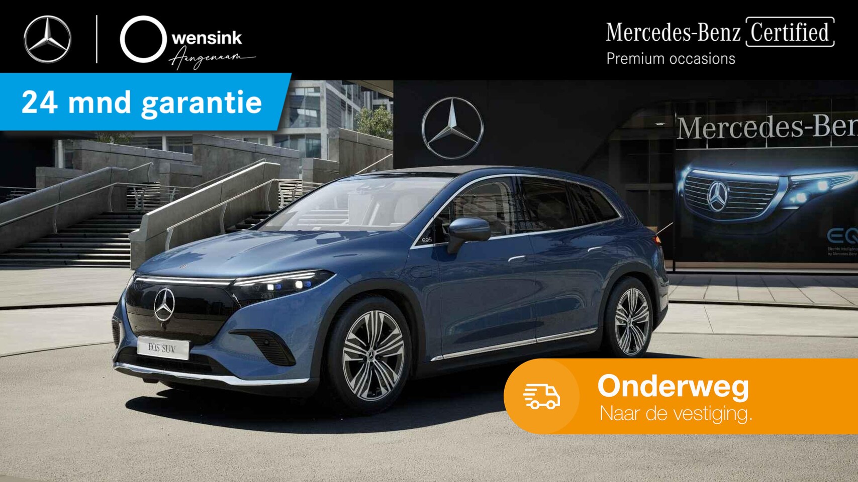 Mercedes-Benz EQS SUV - 450+ Luxury Line 7p 108 kWh | Panoramadak | Burmester | Headup | Lederenbekleding | Trekha - AutoWereld.nl