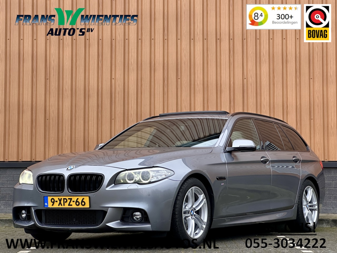 BMW 5-serie Touring - 520i Executive | Panoramadak | Parkeersensoren | Elektrische Stoelen + Geheugenfunctie | C - AutoWereld.nl