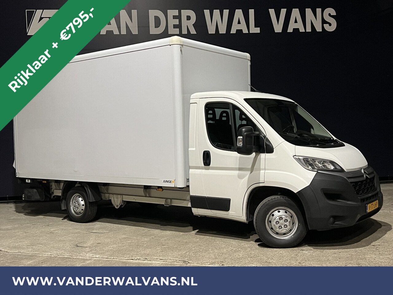 Citroën Jumper - 2.2 BlueHDi 141pk Bakwagen Laadklep RIJKLAAR Euro6 Airco | 1075kg laadvermogen Bijrijdersb - AutoWereld.nl