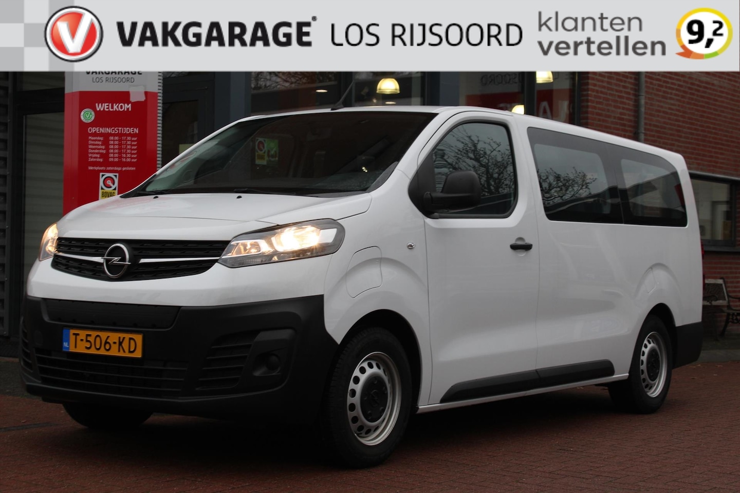 Opel Vivaro Electric - 75kWh *L3H1* 9-Persoons | Prijs incl. BTW | Direct leverbaar! | 3-Fase | Panorama | A/C | - AutoWereld.nl