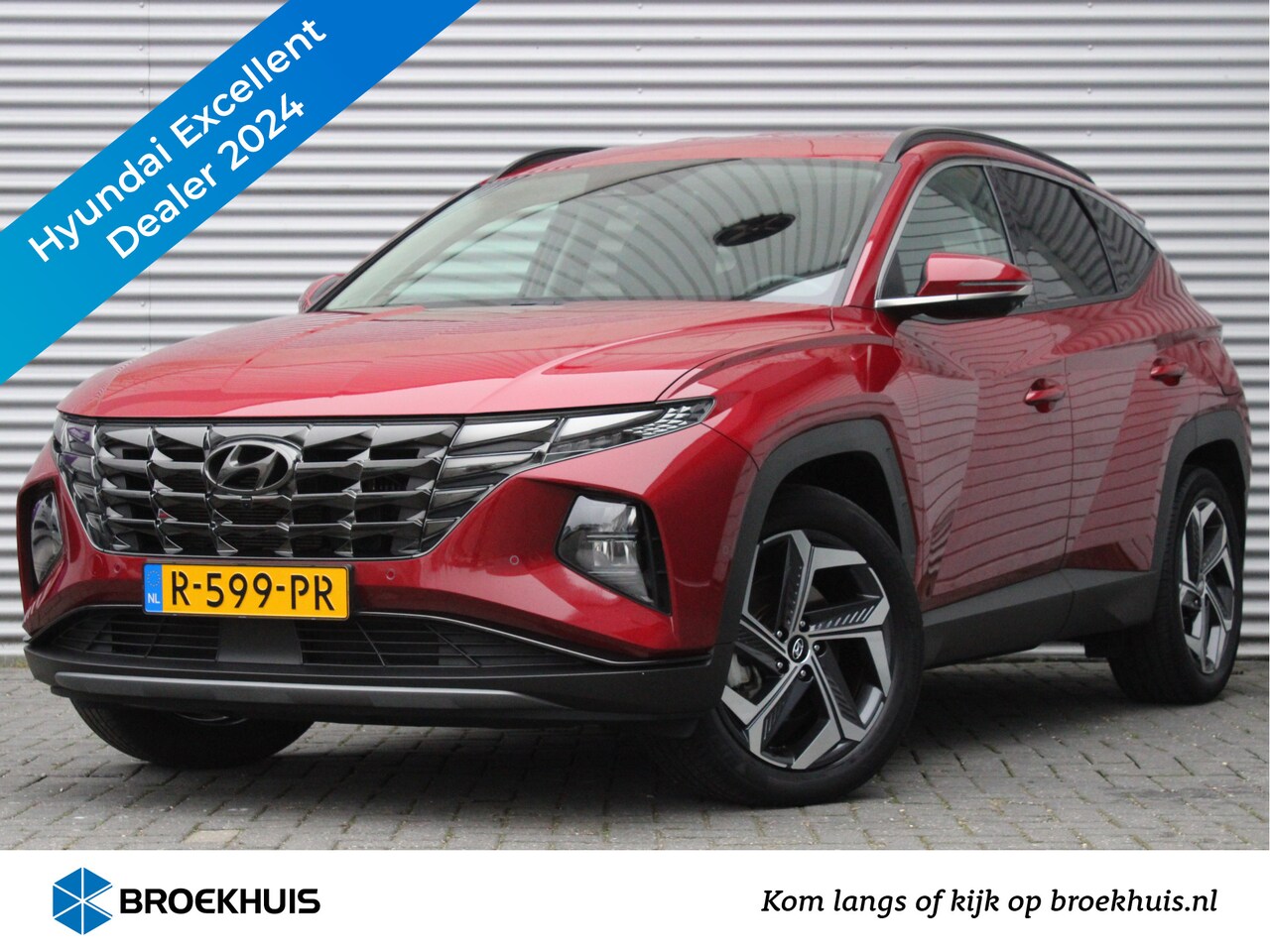 Hyundai Tucson - 1.6 T-GDI HEV Premium | Afn. Trekhaak | Leder | 360 Camera | 19" LMV | Memory Seats met ve - AutoWereld.nl